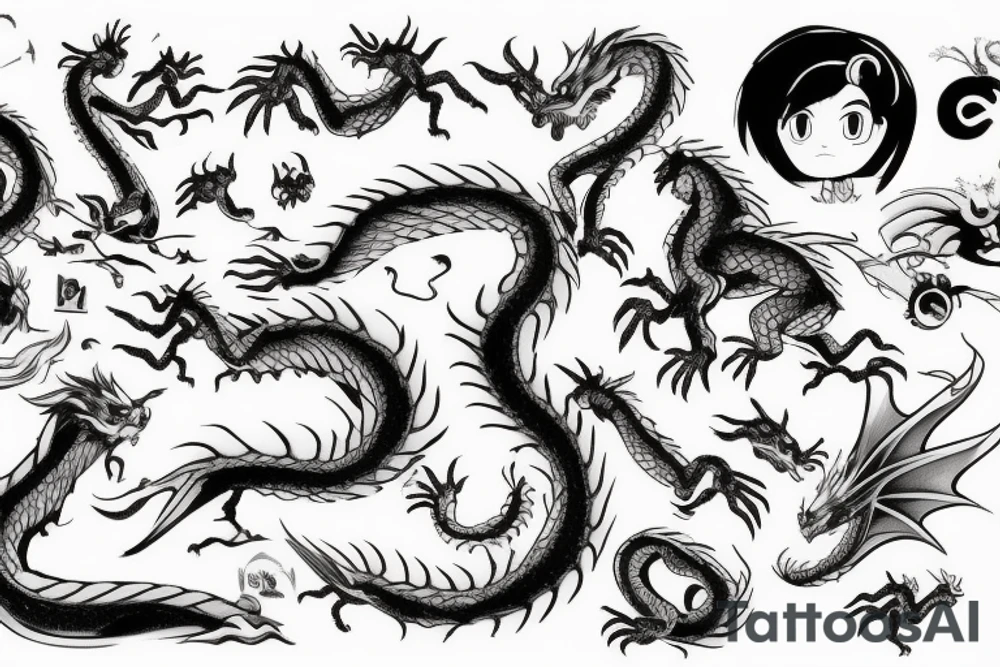 Dragon tattoo idea