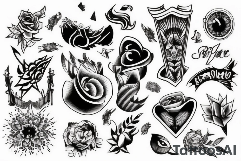 Ship theme tattoo idea