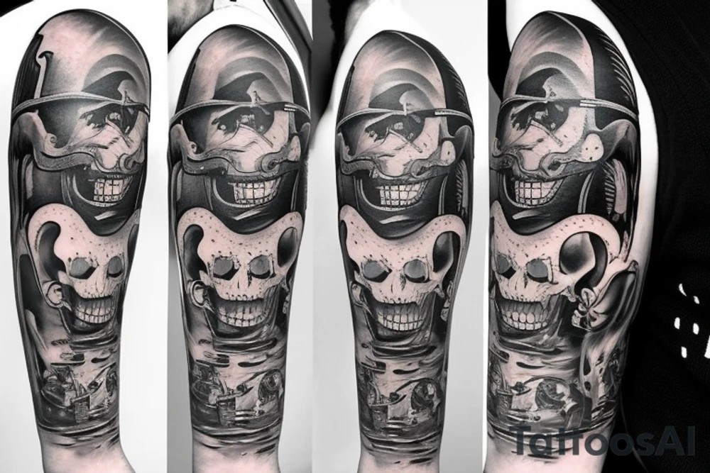 Pirate ship tattoo idea