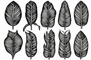 a maize plant tattoo idea
