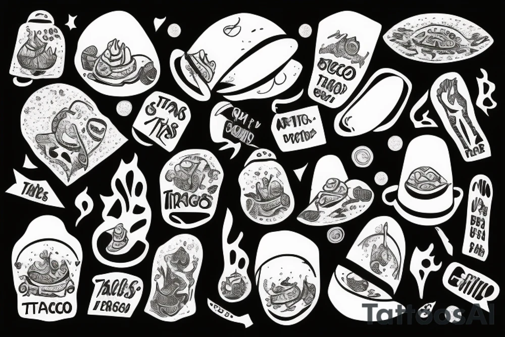 Tacos tattoo idea