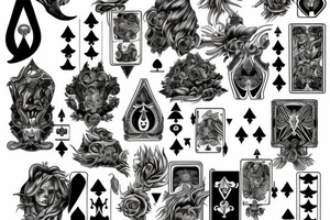 Ace of spades tattoo idea