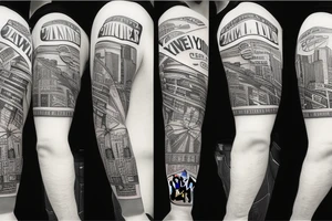 New York yankee logo tattoo idea