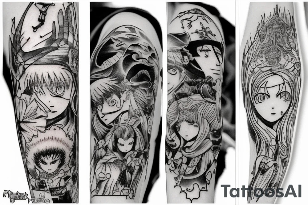 Berserk anime tattoo idea