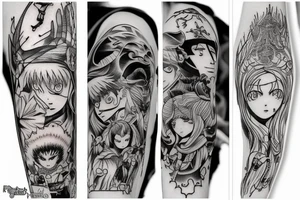 Berserk anime tattoo idea