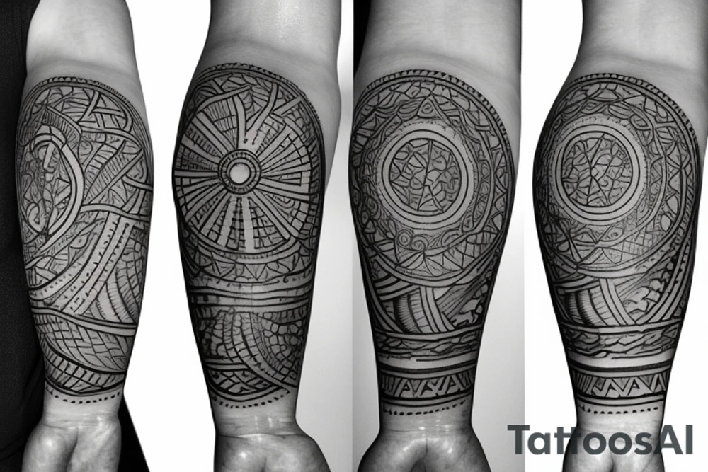 linework tattoo idea