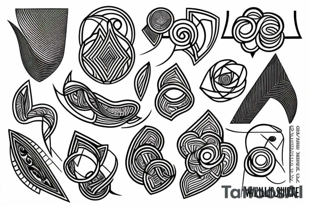linework tattoo idea