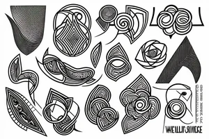 linework tattoo idea