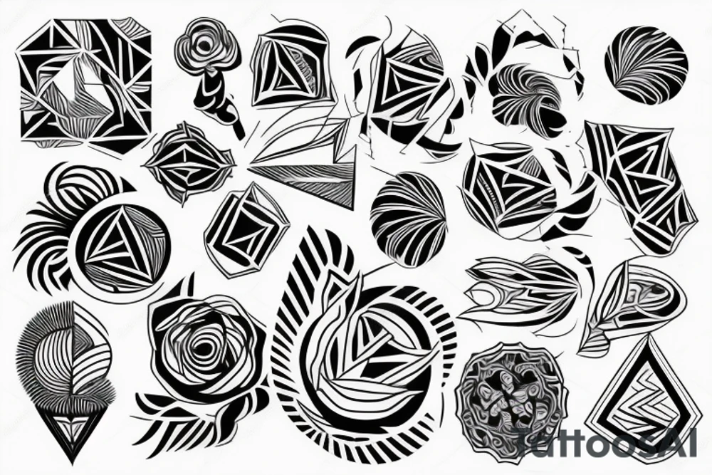 linework tattoo idea