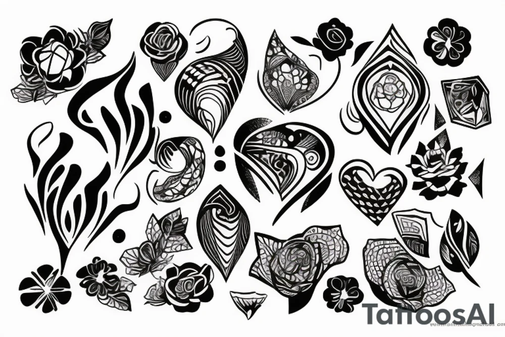 a woman tattoo idea