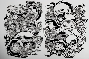 something from hayao miyazaki workds tattoo idea