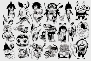 something from hayao miyazaki workds tattoo idea