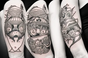 something from hayao miyazaki workds tattoo idea