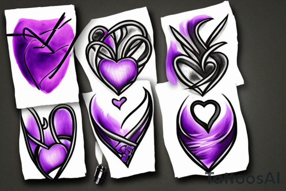 Purple Heart tattoo idea