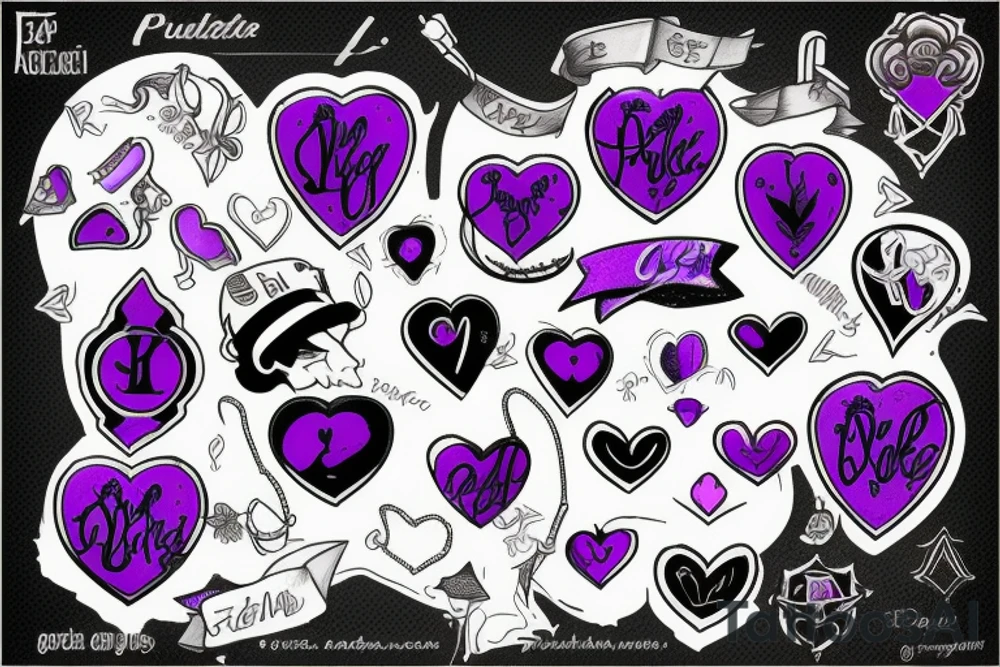 Purple Heart tattoo idea