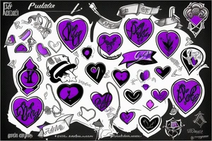 Purple Heart tattoo idea