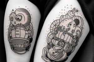 howl's moving castle tattoo idea