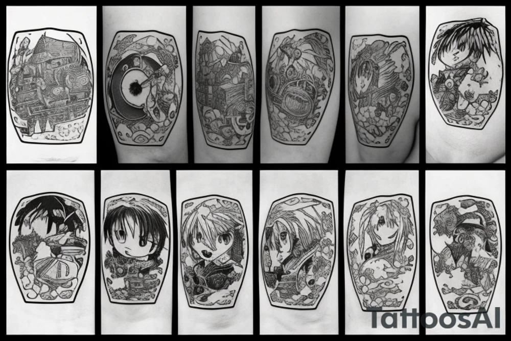 howl's moving castle tattoo idea