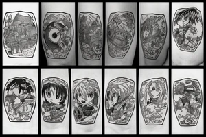 howl's moving castle tattoo idea