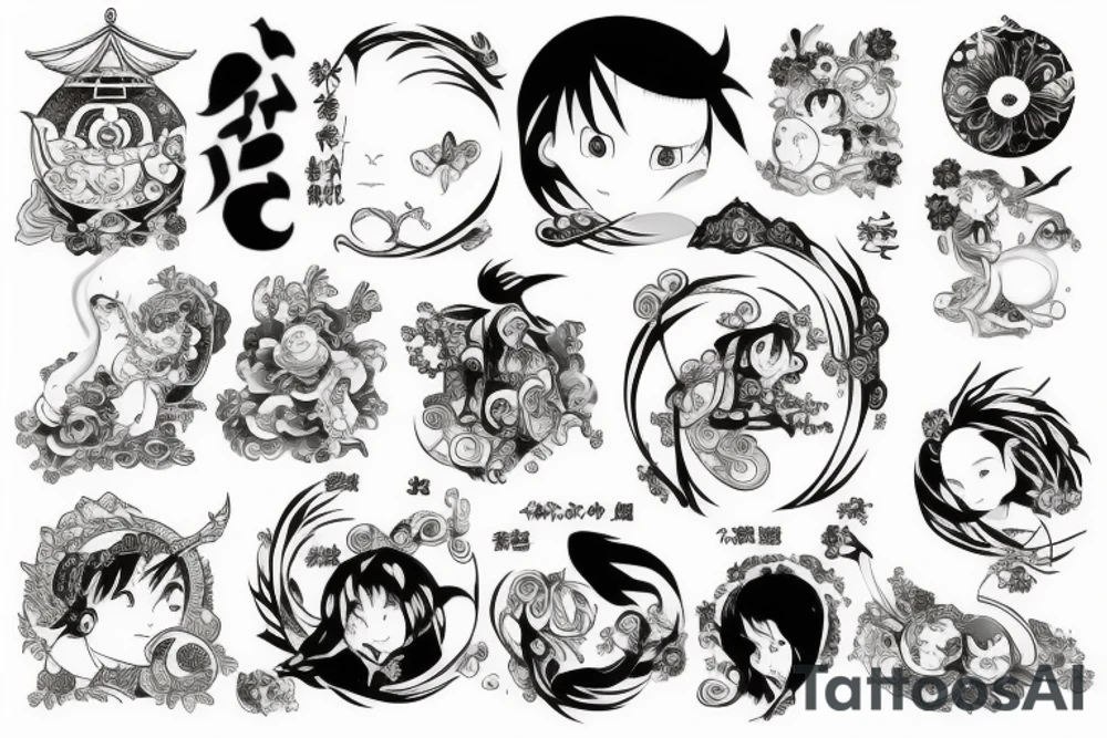 Virgo zodiac sign tattoo idea