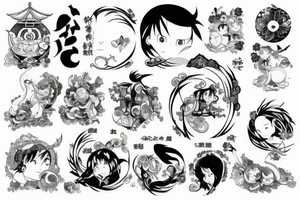 Virgo zodiac sign tattoo idea