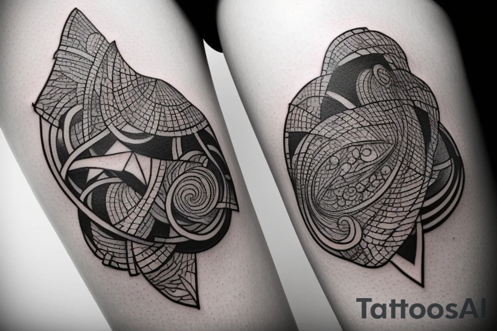 Virgo zodiac sign tattoo idea