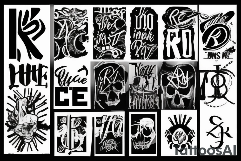 I need no paintsx only letters, only words, only «RA6HOE», style minimalism tattoo idea
