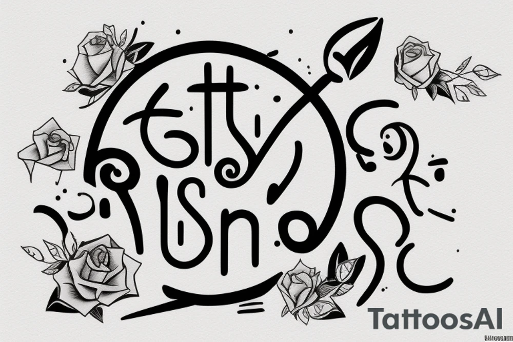 Just write a text "RA6HOE" tattoo idea