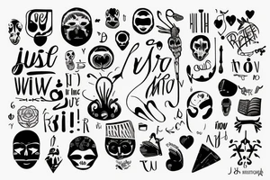Just write a text "RA6HOE" tattoo idea