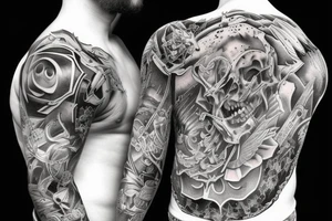 The power of evil tattoo idea
