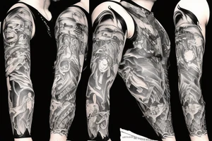 The power of evil tattoo idea