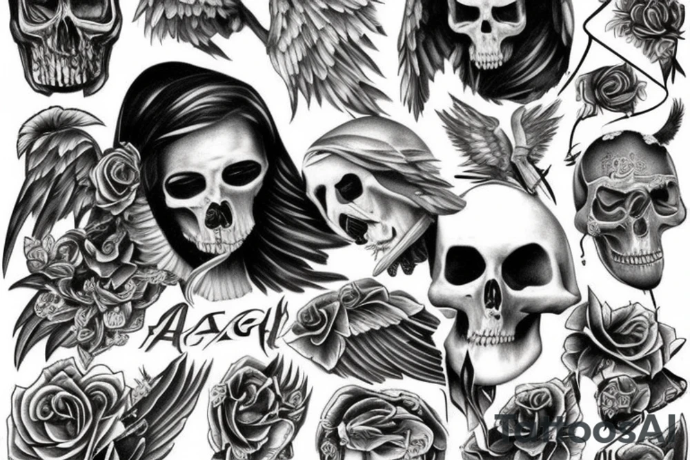 The Angel of death tattoo idea