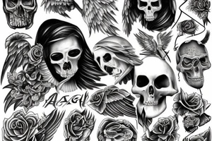 The Angel of death tattoo idea