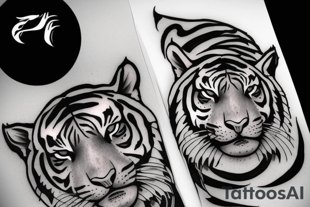 Tiger tattoo idea