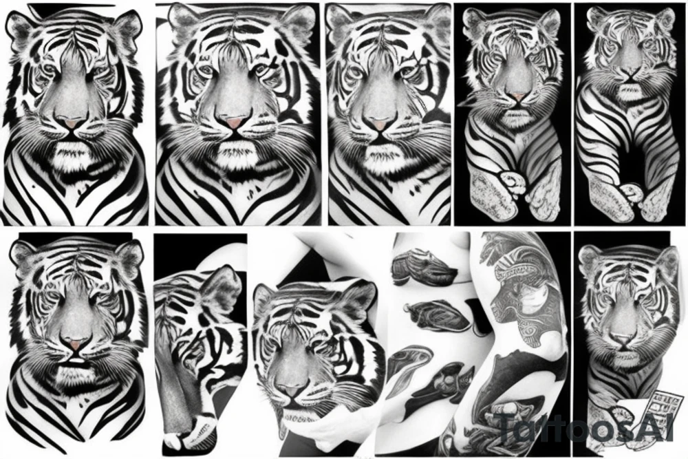 Tiger tattoo idea