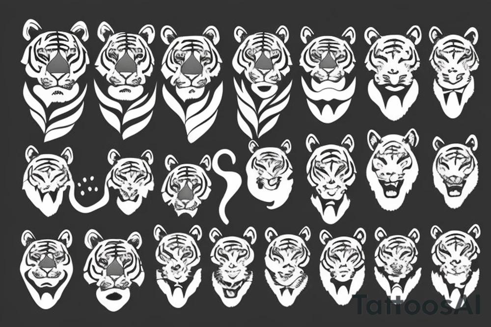Tiger tattoo idea