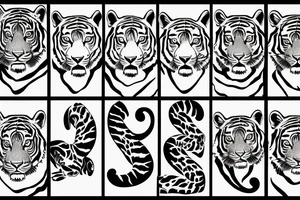 Tiger tattoo idea