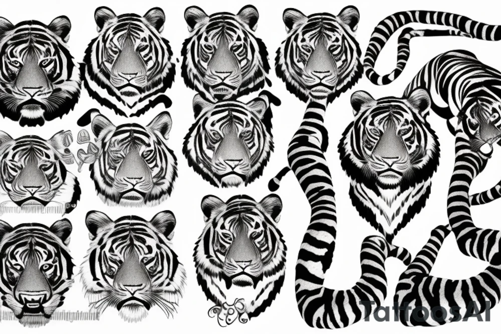 Tiger tattoo idea