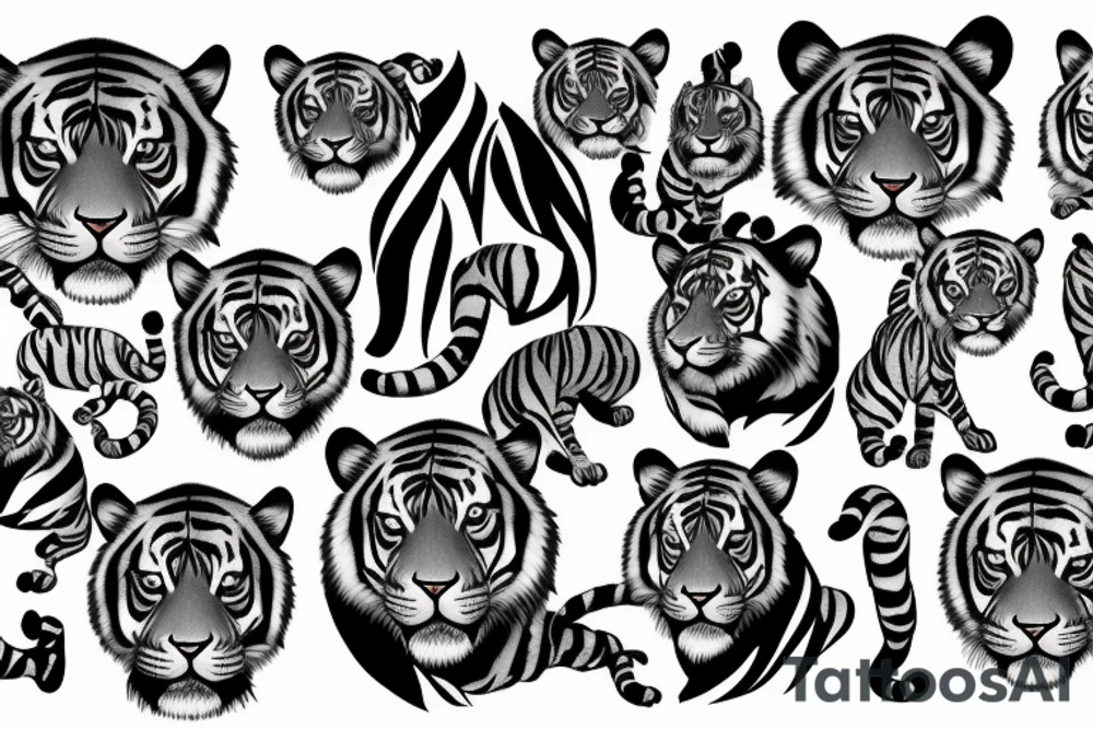 Tiger tattoo idea