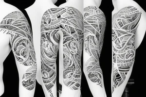 nautical/white back ground/outline tattoo idea