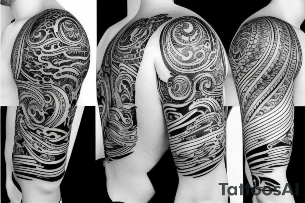 nautical/white back ground/outline tattoo idea