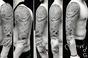 gangster/white back ground/outline/no shading tattoo idea