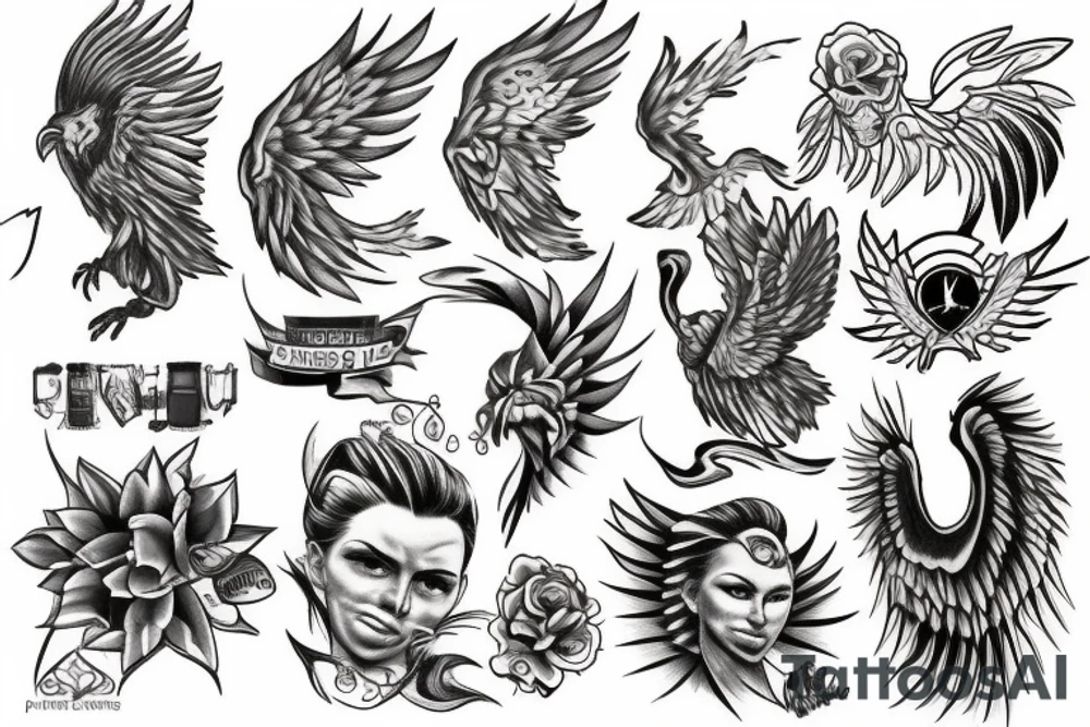 phoenix tattoo idea