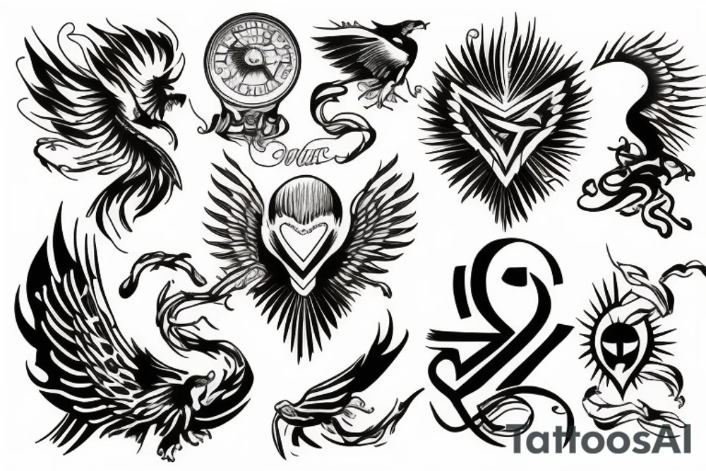 phoenix tattoo idea
