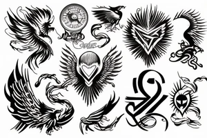 phoenix tattoo idea