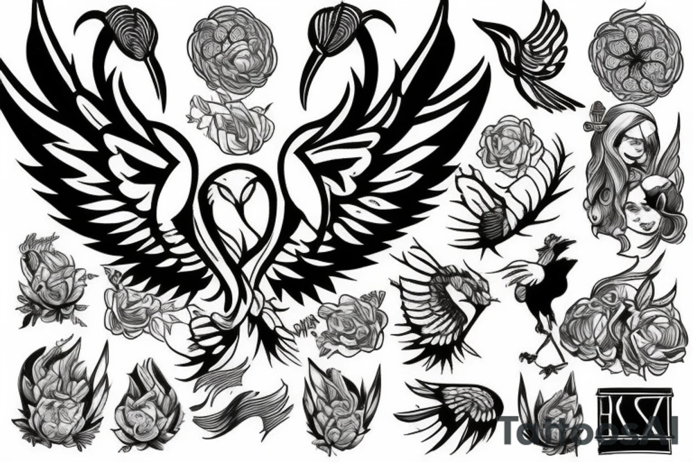 phoenix tattoo idea