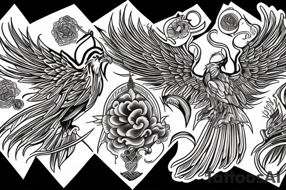 phoenix tattoo idea