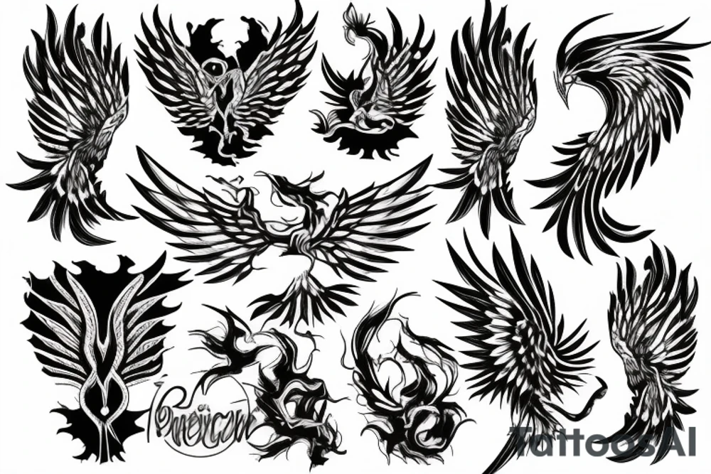 phoenix tattoo idea
