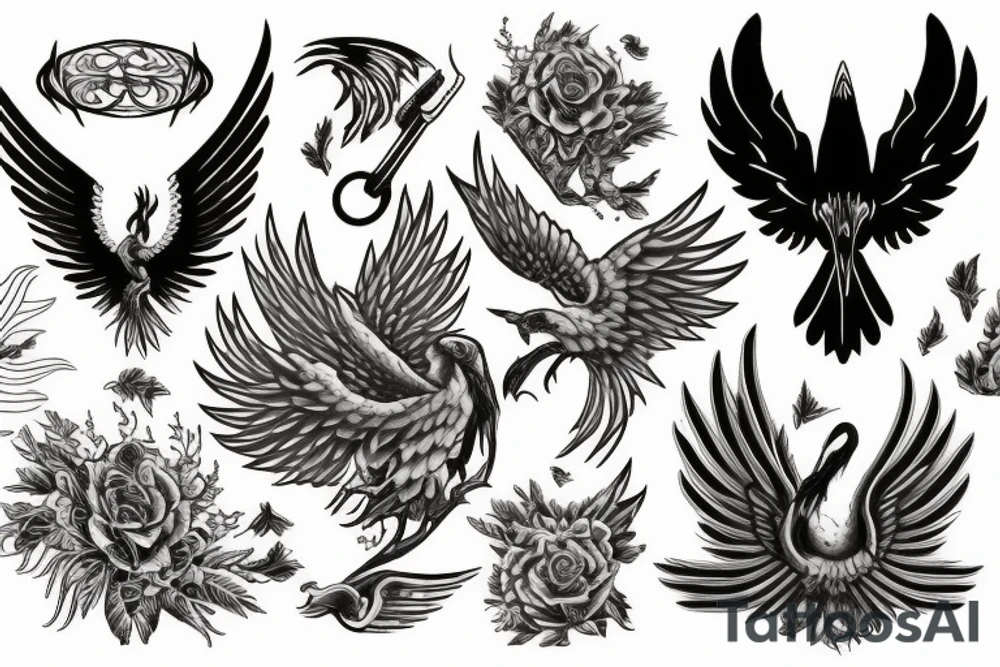 phoenix tattoo idea