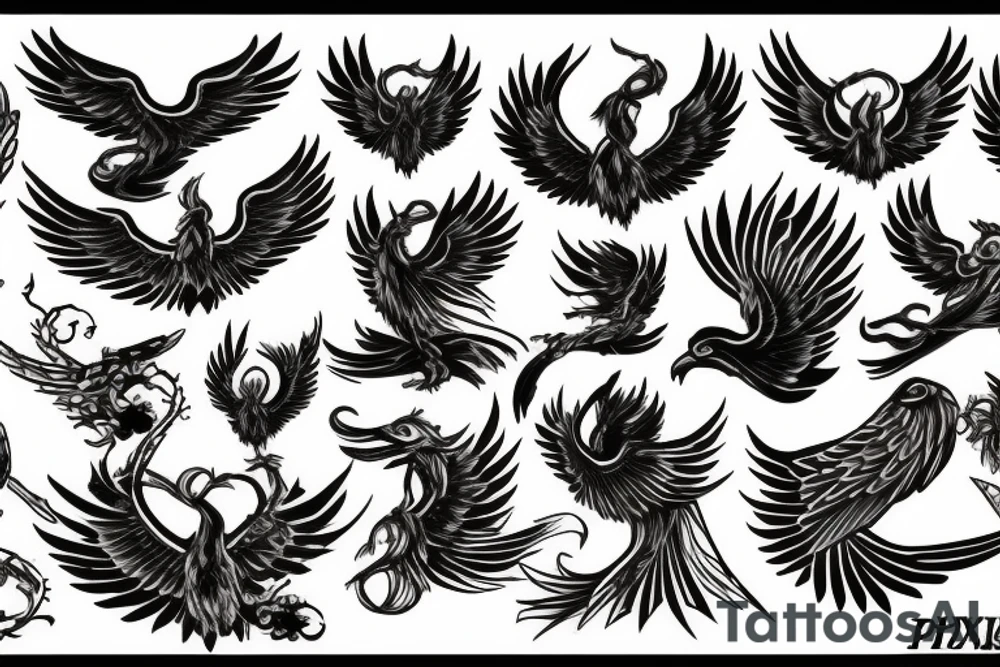 phoenix tattoo idea